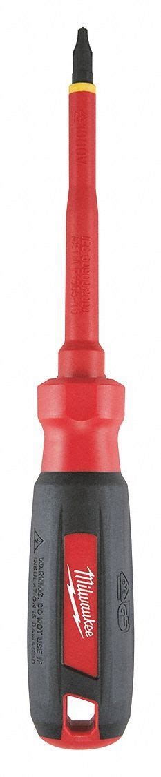 MILWAUKEE, Insulated ECX Screwdriver, #1 Tip Size, Insulated ECX Screwdriver - 55ZY89|48-22-2241 ...