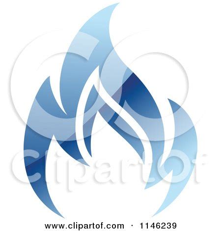 Blue Flame Natural Gas Logo Posters, Art Prints by - Interior Wall ...