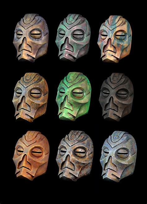 Skyrim Dragon Priest Masks by Jay-Michael-Lee on DeviantArt