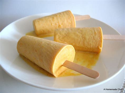 Mango Kulfi (evaporated milk, condensed milk, fresh mango, whipped cream) Indian Desserts ...