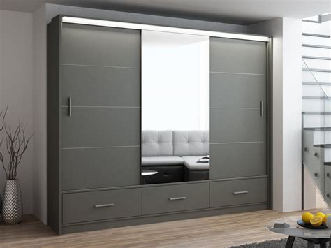 Grey Double Wardrobe | bestattung-nuck.com