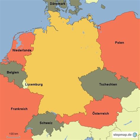 Nachbarländer von Deutschland - Bundesland24.de