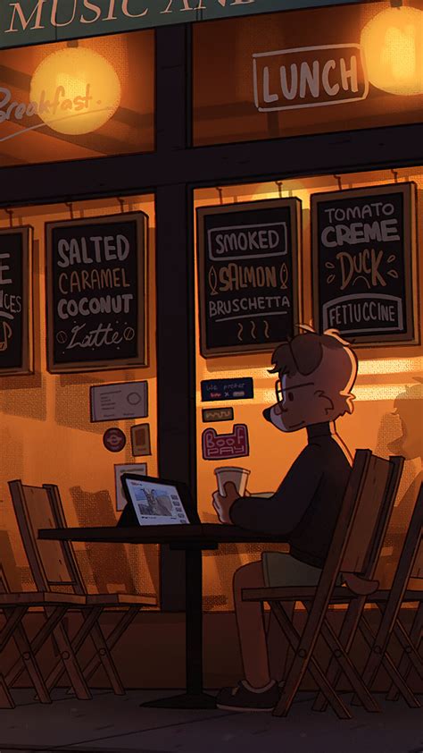 lofi, cafe, art, , 4k, HD Wallpaper | Rare Gallery