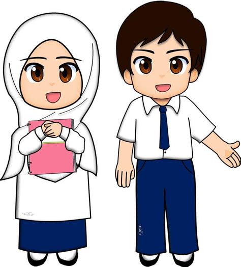 Kartun Muslimah Belajar | Islamic cartoon, Hijab cartoon, Kids doodles