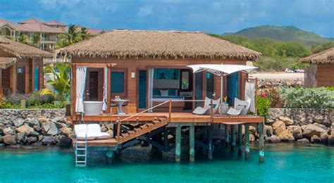 Overwater Bungalows at Sandals Royal Caribbean in Jamaica