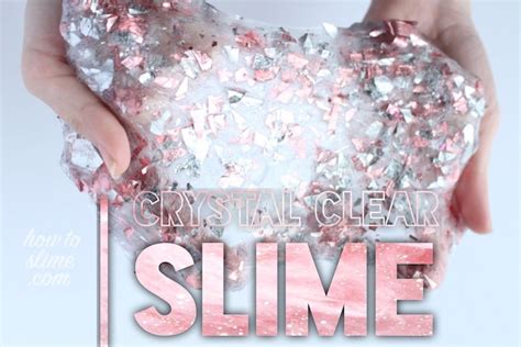 How to make clear Glitter Slime - How to Slime