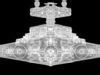 Imperial II Star Destroyer Star Wars - High detail level 3D model ...