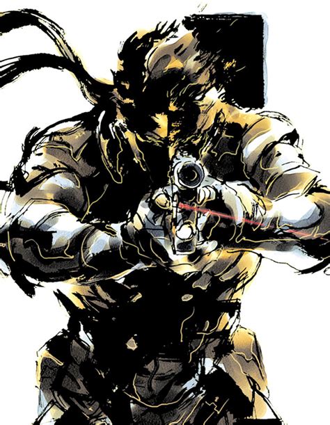 Solid Snake 5 ~ Metal Gear Solid 2 by Yoji Shinkawa