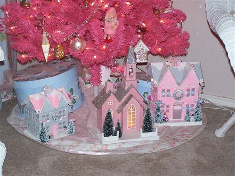 Tea Cottage Pretties: CHRISTMAS VILLAGE UNDER THE TREE