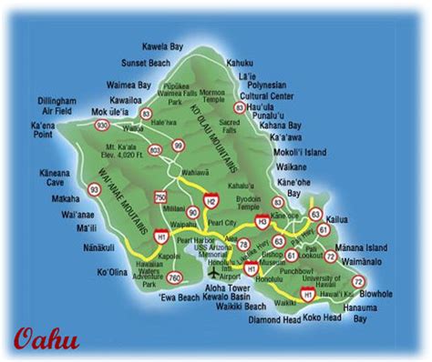 Hawaiian honeymoons, Oahu, overview, activities, photos, map