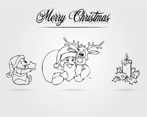 Premium Vector | Christmas elements icon shape vector design templates