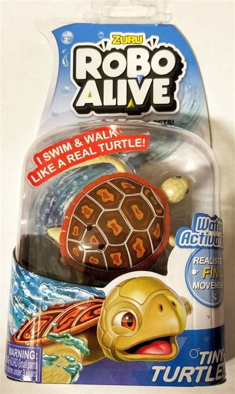 Zuru Robo Alive Water Activated Tiny Turtle | Tiny turtle, Turtle, Tiny