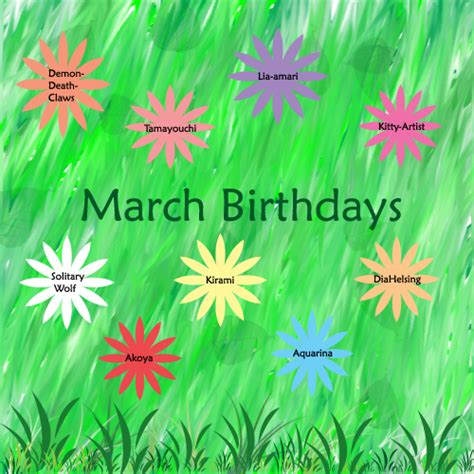 Quotes About March Birthdays. QuotesGram