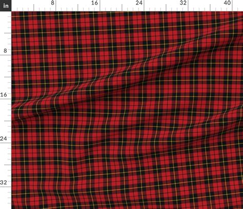 Wallace Fabric Wallace Clan Tartan 3 by Weavingmajor | Etsy