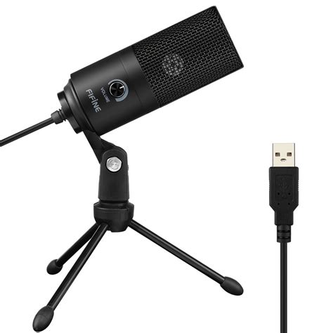 Buy FIFINEUSB Microphone, Metal Condenser Microphone for Laptop MAC or ...