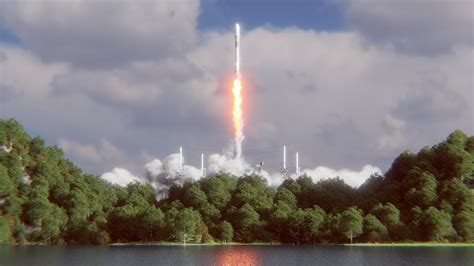 Falcon 9 Starlink launch :: Behance