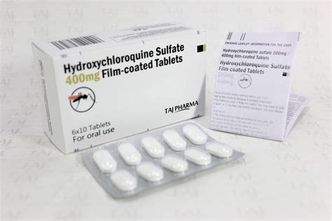 Hydroxychloroquine sulphate 400mg tablets ? Manufacturers ? Taj Pharma, Suppliers ...