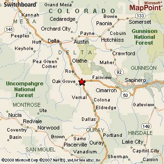 Where is Montrose, Colorado? see area map & more