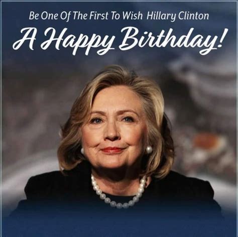 Hillary Clinton's Birthday Celebration | HappyBday.to