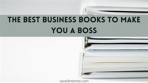 BEST BUSINESS BOOKS FOR BEGINNERS - Saved Interest