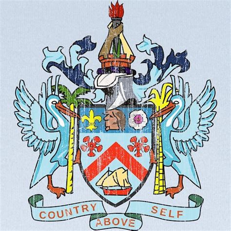 Saint Kitts Nevis Coat Of Arms baby blanket by Coat Of Arms - CafePress