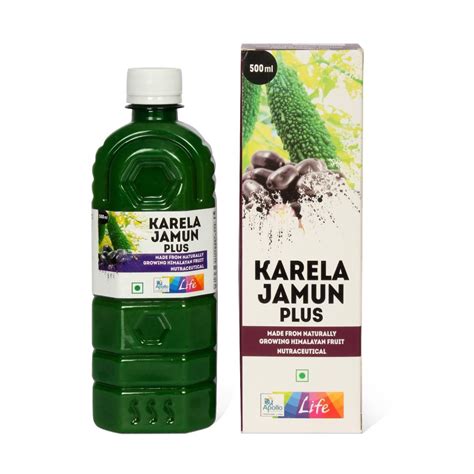 Apollo Life Karela Jamun Plus Juice, 500 ml Price, Uses, Side Effects, Composition - Apollo Pharmacy