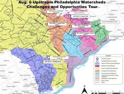 Map of Philly suburbs - Suburbs of Philadelphia map (Pennsylvania - USA)