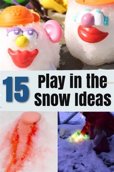 15 Fun Things to Do in the Snow! - How Wee Learn | Snow activities, Outdoor activities for kids ...