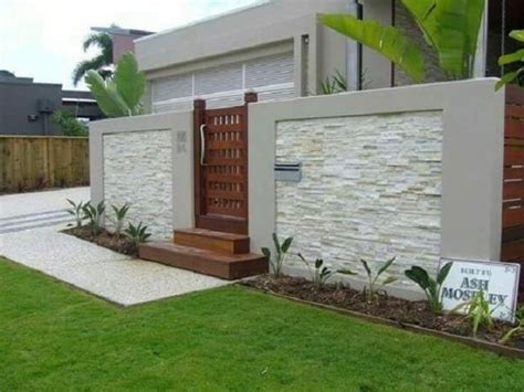 Model Pagar Tembok Minimalis 2020 Gambar Pagar Rumah Minimalis - malayersi