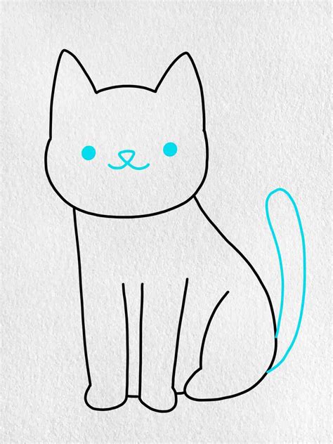 Cat Drawing for Kids - HelloArtsy