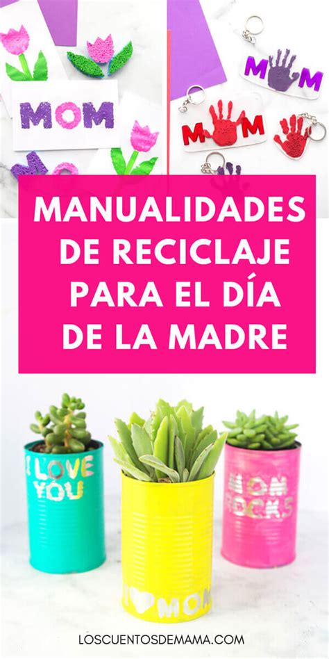 MANUALIDADES PARA EL DÍA DE LA MADRE RECICLANDO