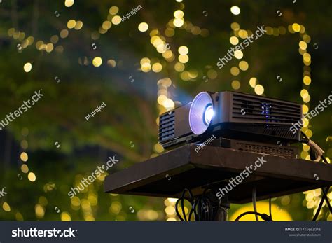 Black Projector On Stand Table Ready Stock Photo 1415663048 | Shutterstock