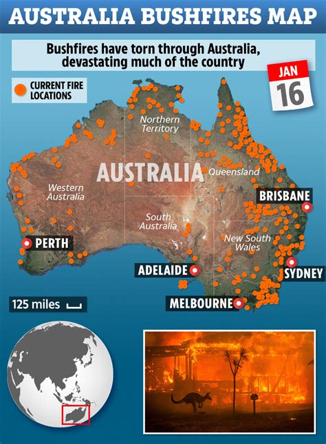 Australia fires map: Where are the bushfires in Australia now? | Bushfires in australia ...