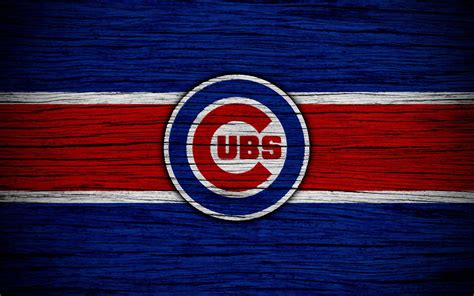 Download Logo Baseball MLB Chicago Cubs Sports 4k Ultra HD Wallpaper