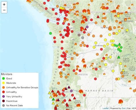 Statewide Smoke Forecast for Tuesday through Thursday Aug. 21-23, 2018