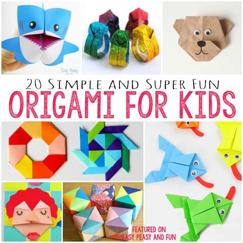 20+ Cute and Easy Origami for Kids - Easy Peasy and Fun