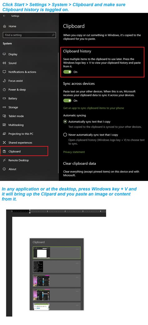 Clipboard settings Missing in windows 10 - Microsoft Community