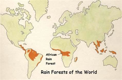 Africa Rainforest Map