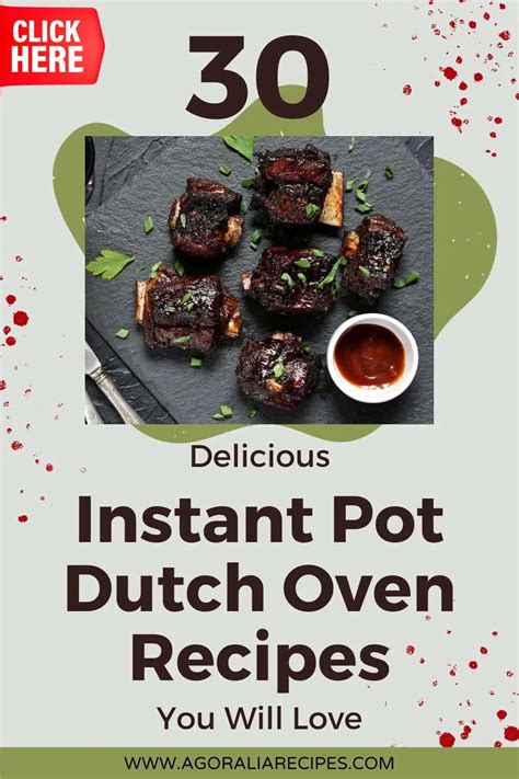 30 Delicious Instant Pot Dutch Oven Recipes You Will Love - Agoralia Recipes