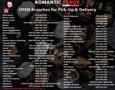 Manila Shopper: Romantic Baboy open branches for Pick up & Delivery ...