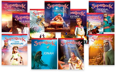 Superbook Season DVD Full Set (13 Episodes) DVD Holder The Fiery ...