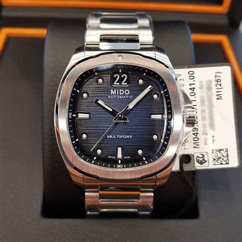 Mido Multifort Tv Big Date Blue Dial Stainless Steel 40mm... for $1,099 ...