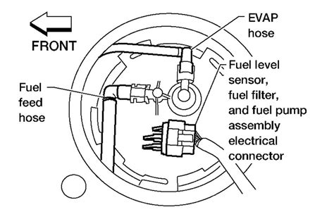 Fuel level circuit diagram