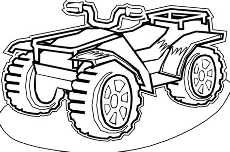 Honda Atv Coloring Pages