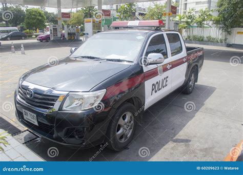 Police car editorial stock photo. Image of city, thailand - 60209623