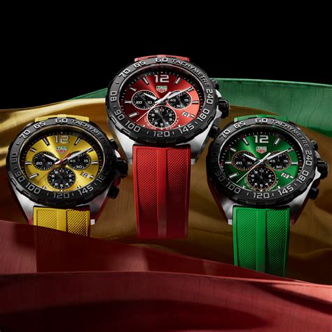 New: TAG Heuer Formula 1 Chronographs in bright racing colours