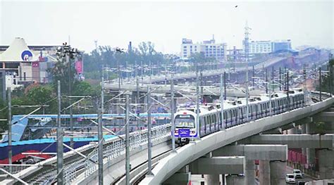 Trial run begins on Faridabad Metro extension | Delhi News - The Indian Express