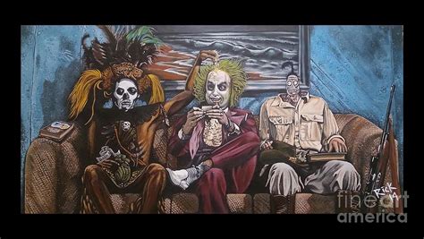 Beetlejuice Waiting Room Scene Painting by Adams Price - Fine Art America