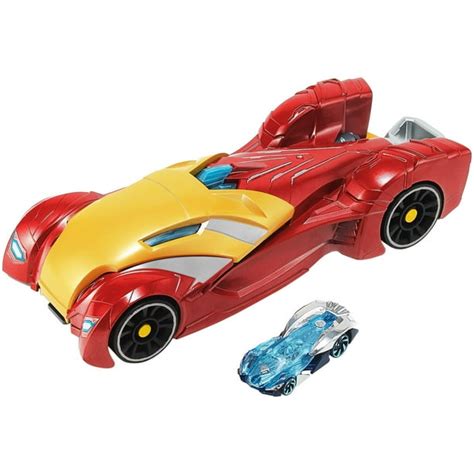 Hot Wheels Marvel Iron Man Repulsor Blast Launcher Vehicle - Walmart.com - Walmart.com