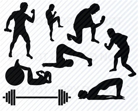 Workout Svg Bundle - 52+ Amazing SVG File